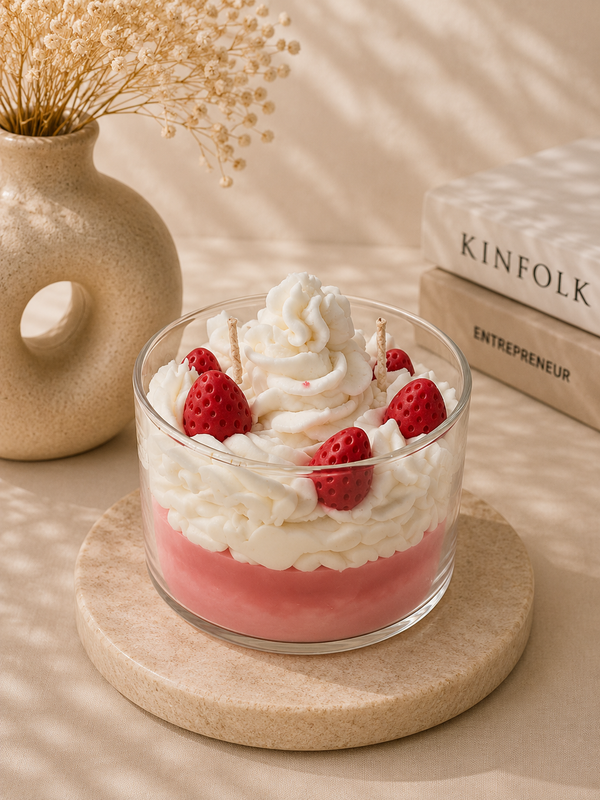 The Candella, Strawberry Dessert Candle